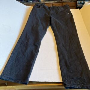 Hudson Black Jeans Size 10  Straight Leg